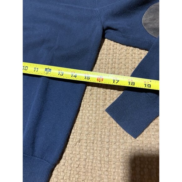 POLO RALPH LAUREN Boys Toddler Navy Blue V-neck Cotton Sweater Size M - Picture 8 of 8